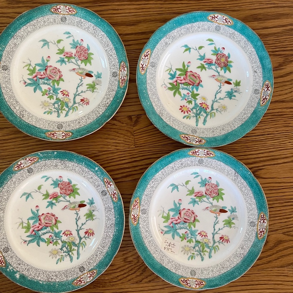 Antique Porcelain Hand Decorated Plate